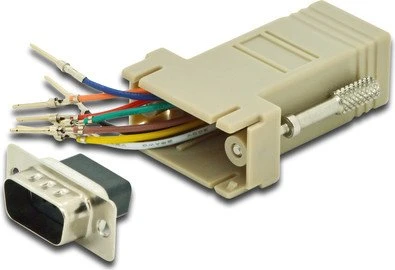 Digitus RJ-45 Buchse auf seriell DB9 Stecker