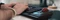 KeySonic KSK-8202ELU-T Full-Size Tastatur mit Trackball, schwarz, LEDs blau, USB, UK Vorschaubild