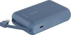 Belkin BoostCharge 10K 20W mit integriertem Kabel blau
