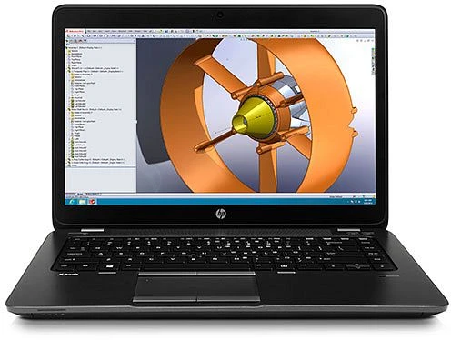 HP ZBook 14, Core i7-4600U, 8GB RAM, 256GB SSD, FirePro M4100, UMTS, DE