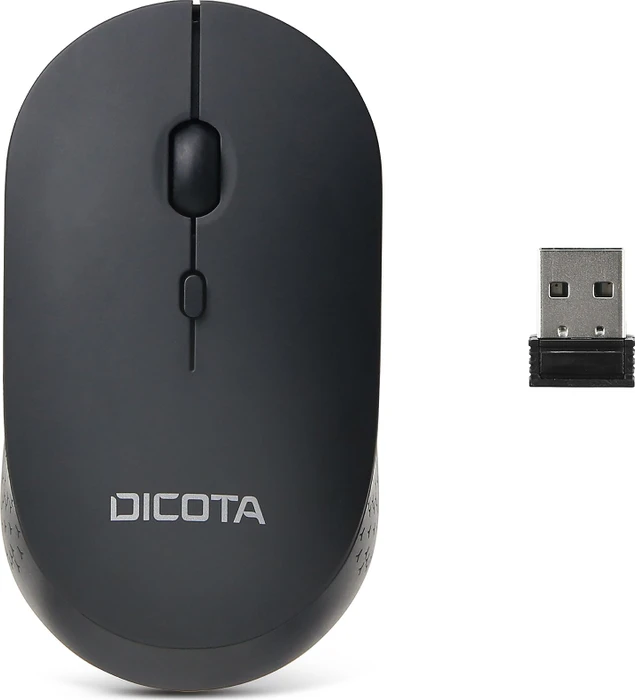 Dicota SILENT V2 Wireless Mouse schwarz, USB