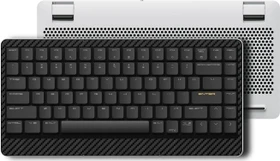Lofree Edge, Metallic Silber, LEDs weiß, Kailh LOW PROFILE POM 2.0, USB/Bluetooth, US