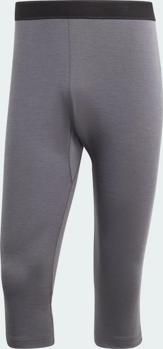 adidas Xperior Merino 260 Baselayer Hose 3/4 grey five (Herren)