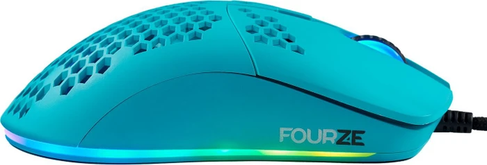 FourZE GM800 Gaming Mouse türkis, USB