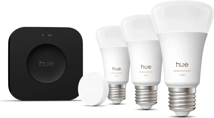 Philips Hue White and Color Ambiance 1100 E27 8.1W Starter-Kit