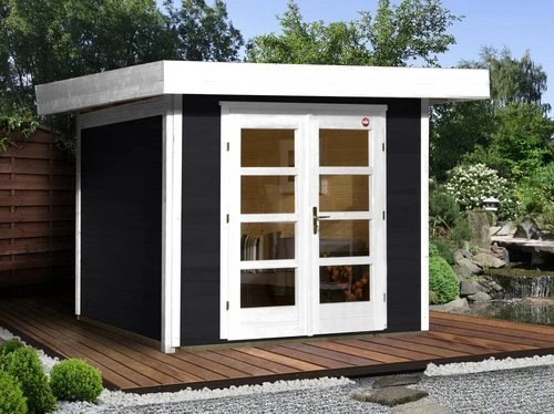 Weka 126+ 295x241cm Gartenhaus anthrazit