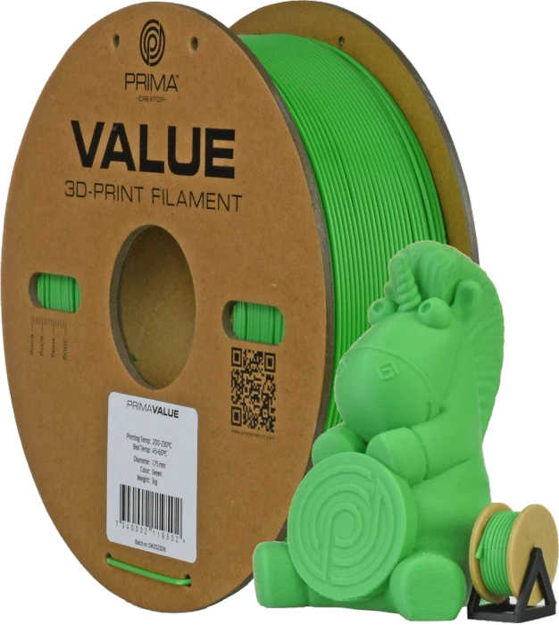 PrimaCreator PrimaValue ABS, grün, Spule, 1.75mm, 1.00kg
