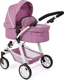 Bayer Chic 2000 Nele 2in1 Kombipuppenwagen Jeans pink