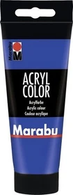 Marabu Acryl Color Acrylfarbe, ultramarinblau dunkel, 100ml