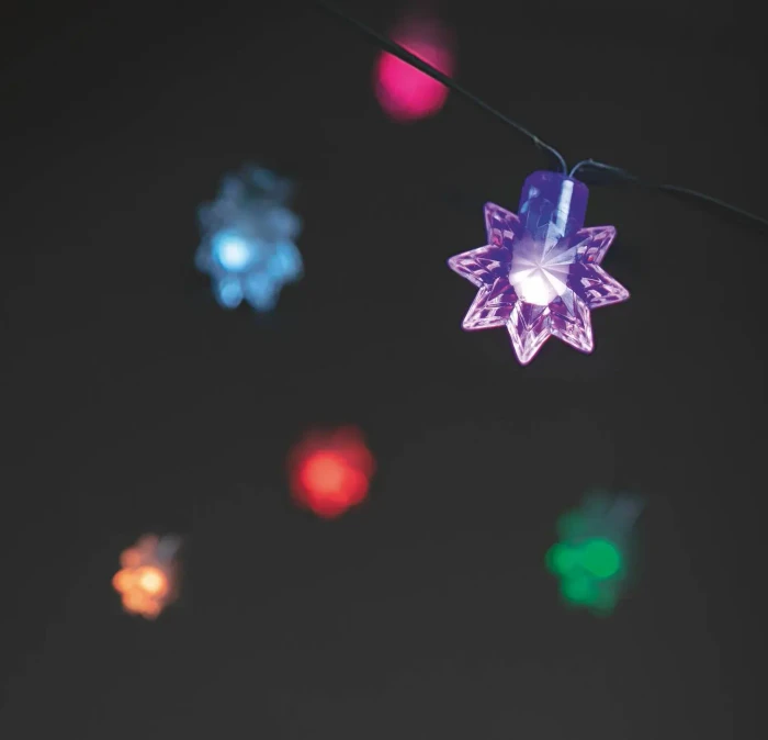 Lite Bulb Moments Smart String Lights Stars Party-Lichterkette LED 50x RGB