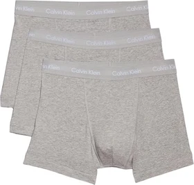 Calvin Klein Cotton Stretch 3er Boxer Briefs grey heather (Herren)
