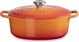 Le Creuset Signature Gusseisen Bräter oval 27cm 4.1l ofenrot