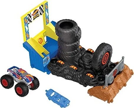 Mattel Hot Wheels Monster Trucks Arena Smashers - Race Ace Smash Race Challenge