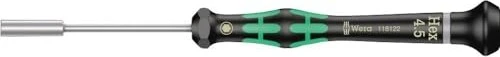Wera Kraftform Micro 2069 Elektroniker Außensechskant Schraubendreher, 4.5x60mm