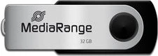 MediaRange USB Flexi-Drive 32GB schwarz/silber, USB-A, USB 2.0