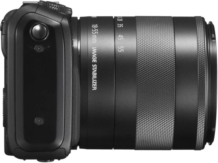 Canon EOS M schwarz mit Objektiv EF-M 18-55mm 3.5-5.6 IS STM