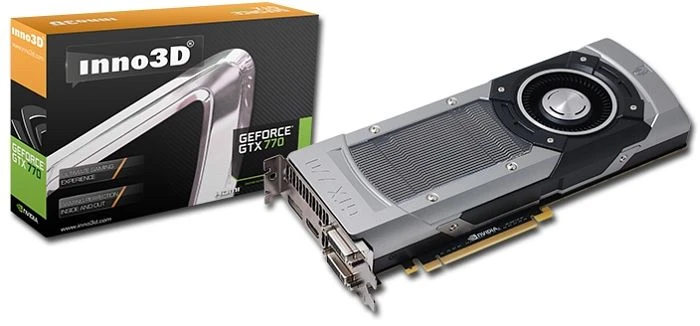 INNO3D GeForce GTX 770, 2GB GDDR5, 2x DVI, HDMI, DP