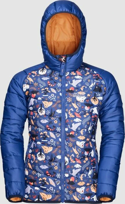 Jack Wolfskin Zenon Print Funktionsjacke blueberry all over (Junior)
