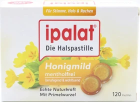 ipalat die Halspastille honigmild mentholfrei, 120 Stück
