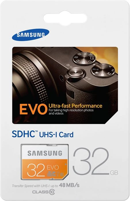 Samsung EVO R48 32GB, UHS-I, Class 10