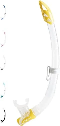 Cressi Gamma Schnorchel transparent/gelb
