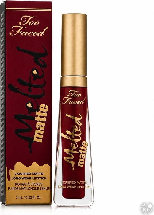 Too Faced Melted Matte Liquid Lipstick Drop Dead Red, 7ml