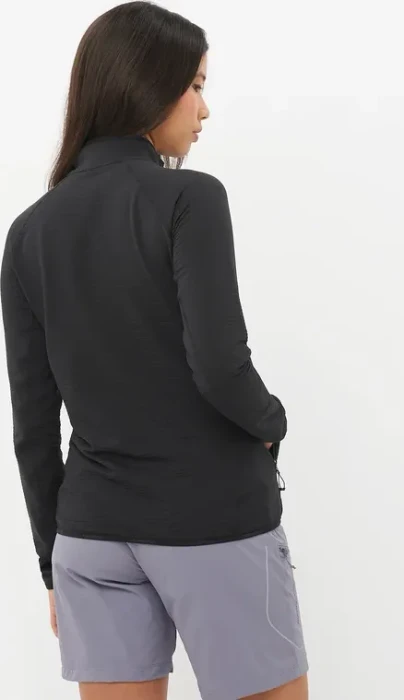 Salomon Essential Lightwarm Jacke deep black (Damen)
