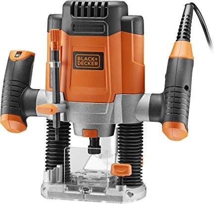 Black&Decker KW1200EKA Elektro-Oberfräse inkl. Koffer