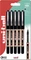 Uni-Ball Eye Broad UB-150-10 Tintenroller (Mine) schwarz/gold, 5er-Pack Vorschaubild