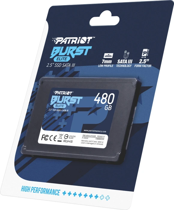 Patriot Burst Elite 480GB, 2.5" / SATA 6Gb/s