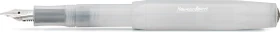 Kaweco Frosted Sport natural coconut transparent, rechte Hand, breit