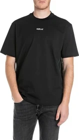 Replay Oversize T-Shirt kurzarm schwarz (Herren)