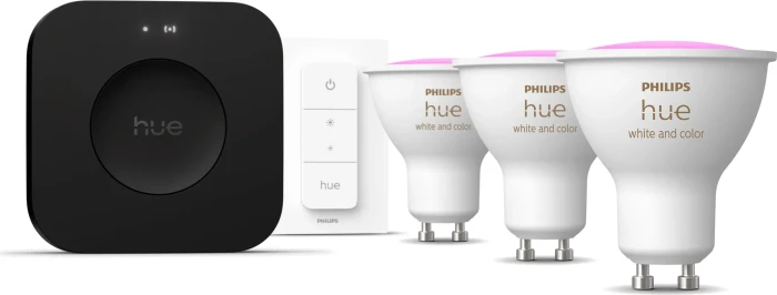 Philips Hue White and Color Ambiance 400 GU10 4.2W Starter-Kit