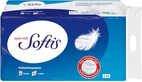 Regina Softis Toilettenpapier 4-lagig weiß, 16 Rollen