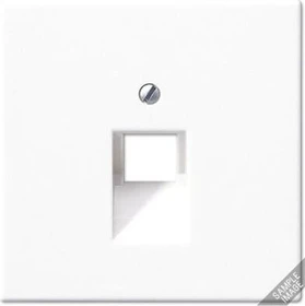 Jung Serie LS Abdeckung für IAE/UAE-Anschlussdose 1x 8-polig, weiß