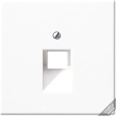 Jung Serie LS Abdeckung für IAE/UAE-Anschlussdose 1x 8-polig, weiß