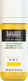 Liquitex Professional Soft Body Acrylic cadmium-free yellow medium, 237ml