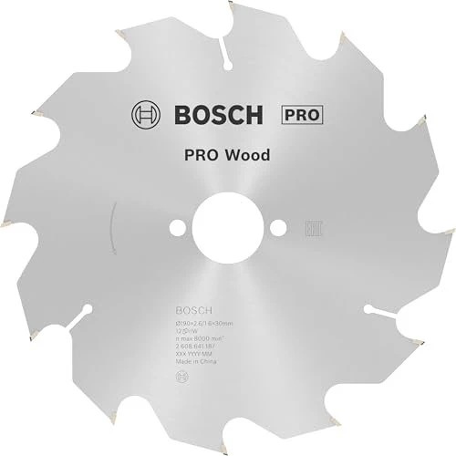 Bosch Professional Optiline Wood Kreissägeblatt 12Z, 190x2.6x30mm, 1 Stück