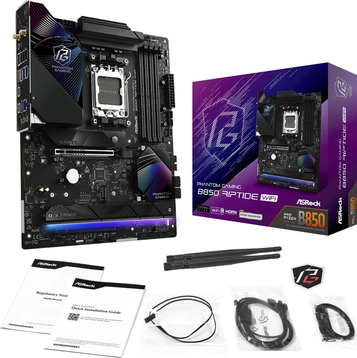 ASRock Phantom Gaming B850 Riptide WiFi (AMD AM5)