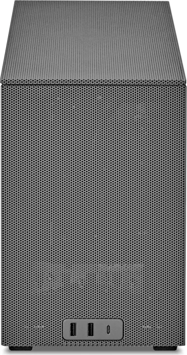 SSUPD Meshroom D, grau, Variant A, 1x USB-C 3.1, 2x USB-A 3.0, Mini-ITX
