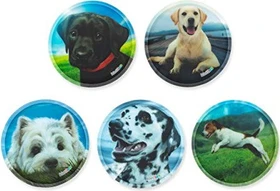 Ergobag Klettie-Set Hunde matt, 5-tlg.