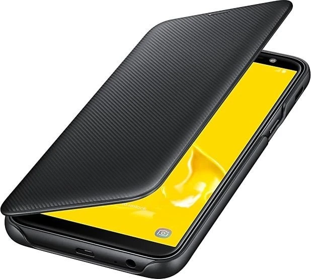 Samsung Wallet Cover für Galaxy J6 (2018) schwarz