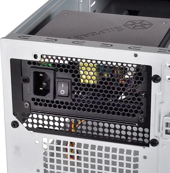 SilverStone PP08 SFX zu ATX Netzteil Adapter, schwarz