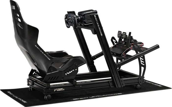 Next Level Racing ES3 Elite Sim Racing Seat, Full Carbon Fiber Edition, schwarz