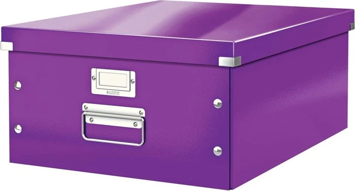 Leitz Click & Store WOW Aufbewahrungsbox groß, violett