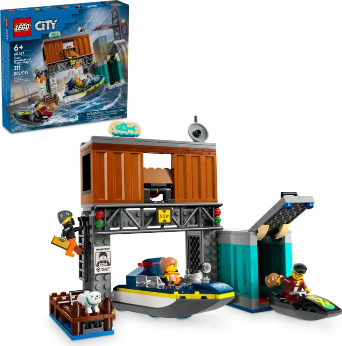 LEGO City - Polizeischnellboot und Ganovenversteck