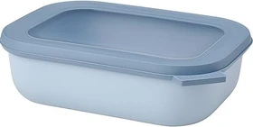 Mepal Multischüssel Cirqula rechteckig Aufbewahrungsbehälter 1l nordic blue