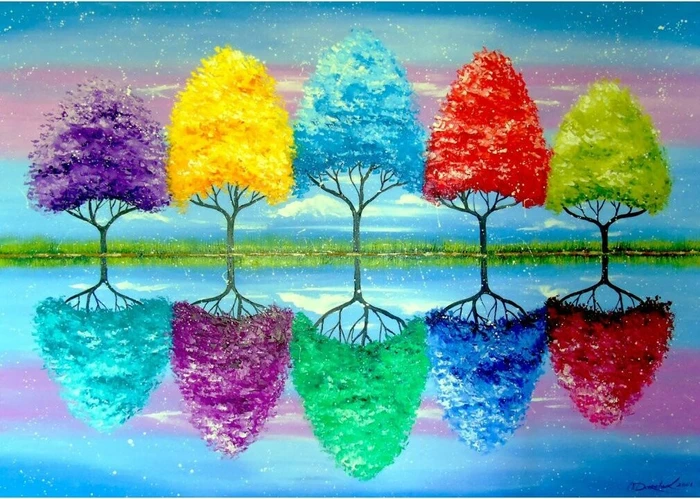 ENJOY Puzzle Each Tree Has Its Own Colorful History