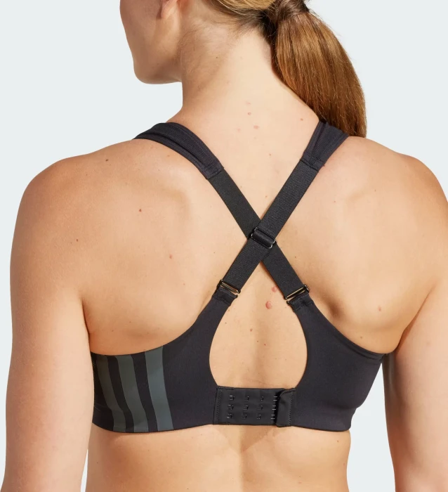 adidas TLRD Impact Training High Support Sport-BH schwarz (Damen)