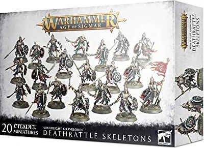 Games Workshop Warhammer Age of Sigmar - Soulblight Gravelords - Deathrattle Skeletons